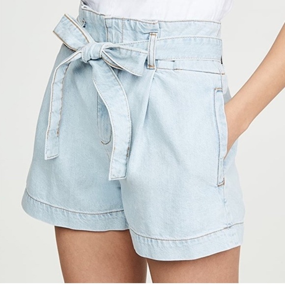 DL1961 Pants - DL1961 women’s paper bag High-Waisted denim Shorts size 26 NWT